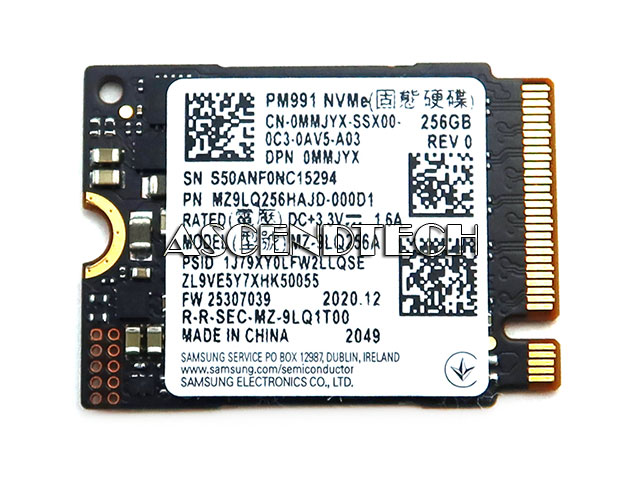 MZ-9LQ256A MZ9LQ256HAJD-000D1 | Samsung 256Gb M.2 Ssd Mz9lq256hajd