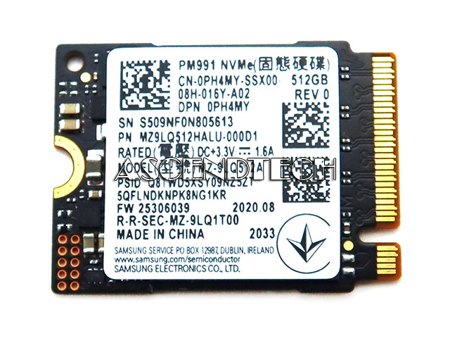 Samsung 512Gb M.2 Ssd Mz9lq512halu-000D1