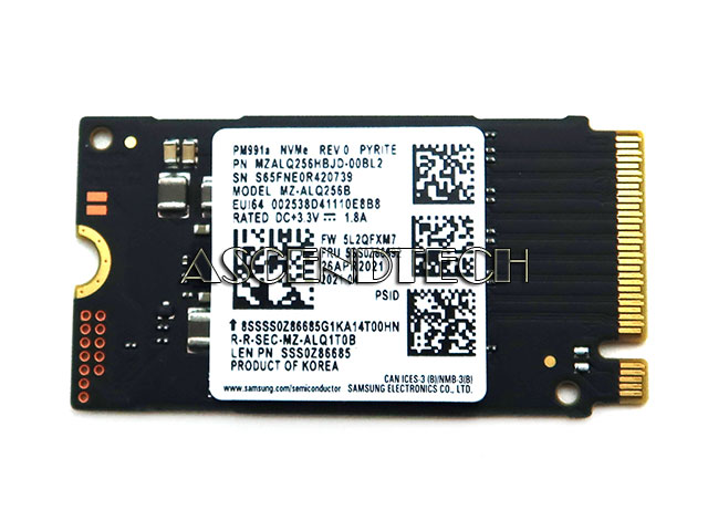 MZ-ALQ256B MZALQ256HBJD-00BL2 | Samsung 256Gb M.2 Ssd Mzalq256hbjd