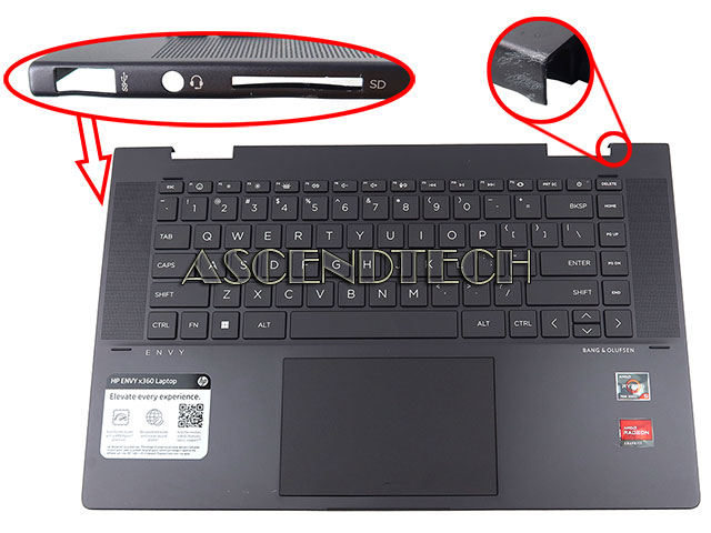 Hp 15-Fh Kb Palmrest Tp Assy N47953-001 Hp 15-Fh Kb Palmrest Tp Assy N47953-001