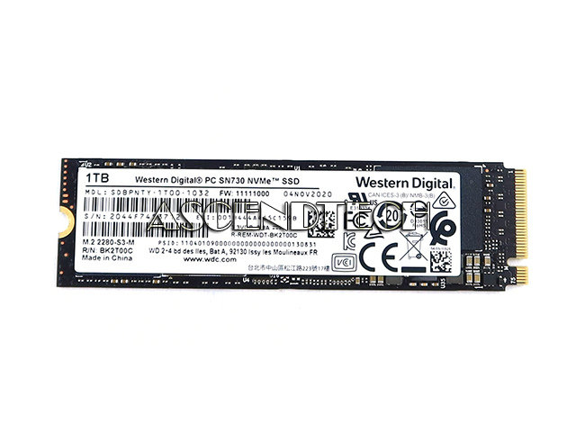 Wd Sdbpnty-1T00 1Tb Nvme M.2 2280 Ssd