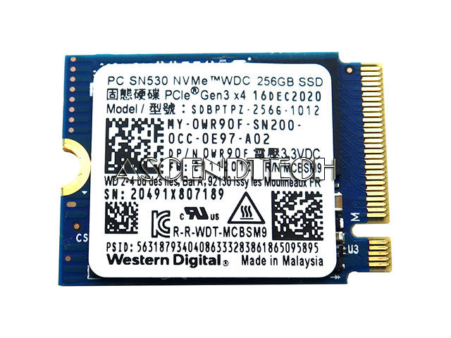 Wd 256Gb M.2 2230 Ssd Sdbptpz-256G-1012