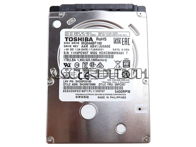 Toshiba Mq04abf100 1Tb Hdd Shd0p03180