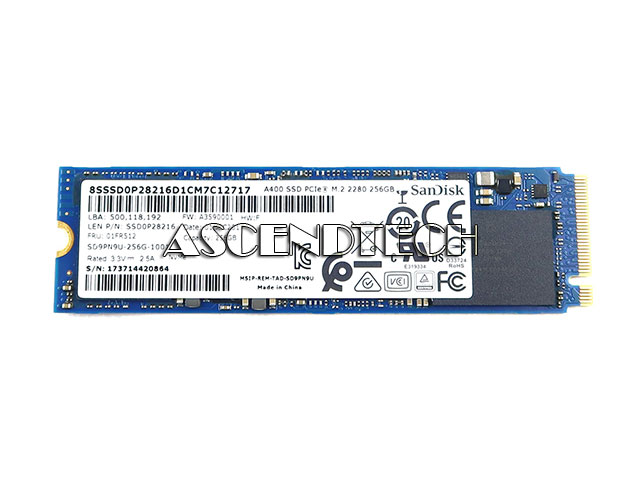 Sandisk A400 256Gb M.2 Ssd Ssd0p28216 Sandisk A400 256Gb M.2 Ssd Ssd0p28216. Part Number: Ssd0p28216 8Sssd0p28216. Model: Sd9pn9u-256G