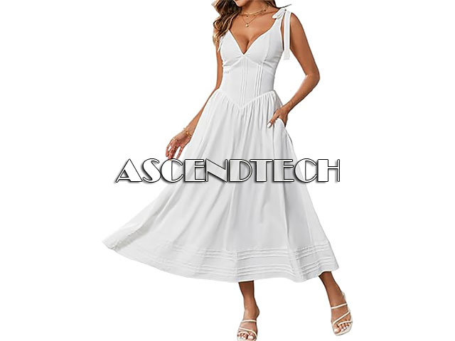 Jkmnao Women S-Size White Casual Dress Jkmnao Women S-Size White Casual Dress. Part Number: S_White_Dress