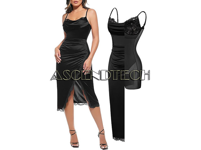 Popilush M Shapewear Satin Corset Dress Popilush M Shapewear Satin Corset Dress. Part Number: Satin_Corset_Dress_M_Bk