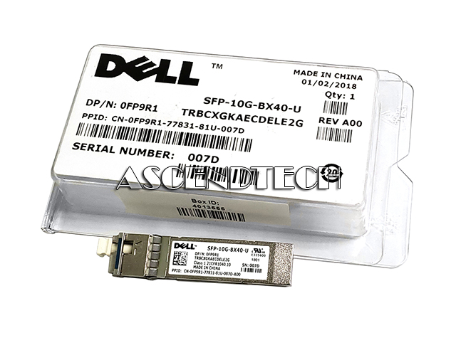 Dell Sfp-10G-Bx40-U Transceiver Fp9r1 Dell Sfp-10G-Bx40-U Transceiver Fp9r1. Part Number: Fp9r1 0Fp9r1 Cn-0Fp9r1