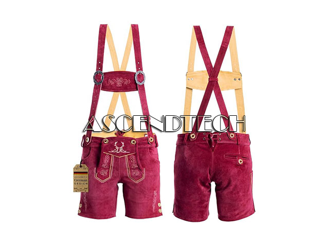 Bavaria Trachten Women 16 Size Outfit Bavaria Trachten Women 16 Size Outfit. Part Number: W_16_Cherry_Red_Lederhosen