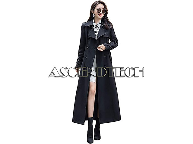 Ebossy Women Small Black Trench Coat Ebossy Women Small Black Trench Coat. Part Number: W_S_Black_Trench_Coat