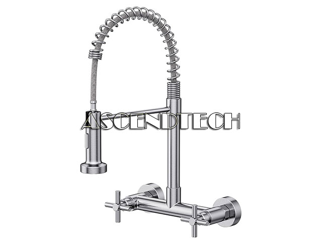 Hurran 8In Wall Mount Kitchen Faucet Hurran 8In Wall Mount Kitchen Faucet. Part Number: Wall_Mount_Kitchen_Faucet