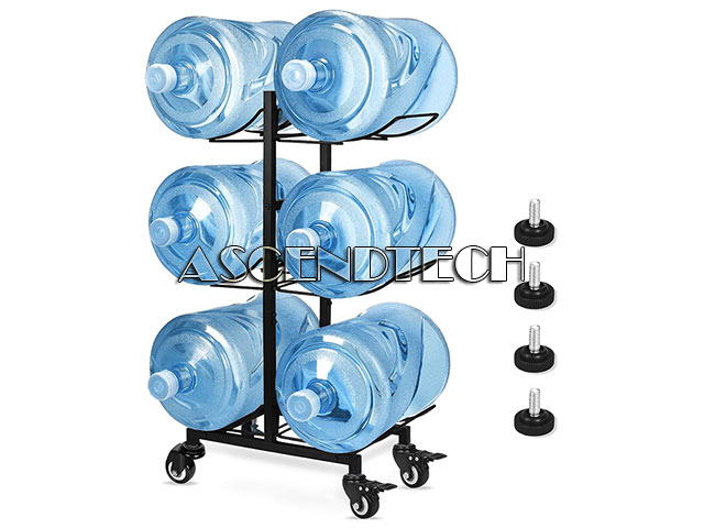 Carod 6-Bottle 5 Gallon Water Jug Holder Carod 6-Bottle 5 Gallon Water Jug Holder. Part Number: Water_Jug_Holder