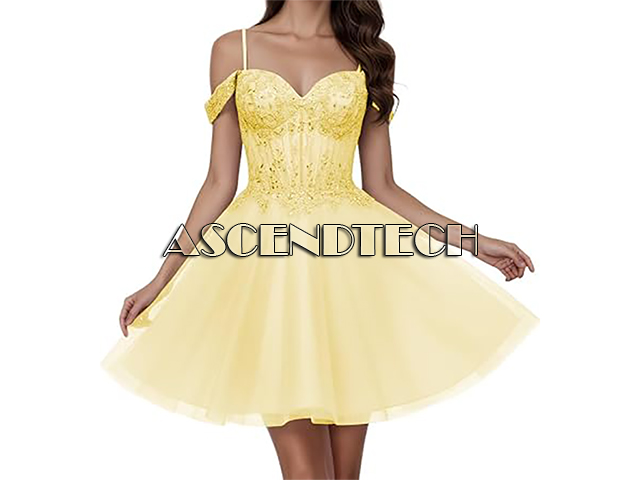 Qiage Women Teen Yellow Party Dress Qiage Women Teen Yellow Party Dress. Part Number: Yellow_Party_Dress