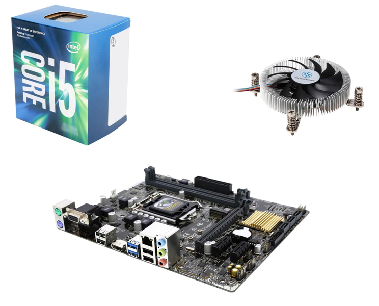 CPU、マザボセット（i5 7600、ASRock H110M Combo-G） intel H110 chipset ASRock H110M Combo-G H110 Motherboard LGA