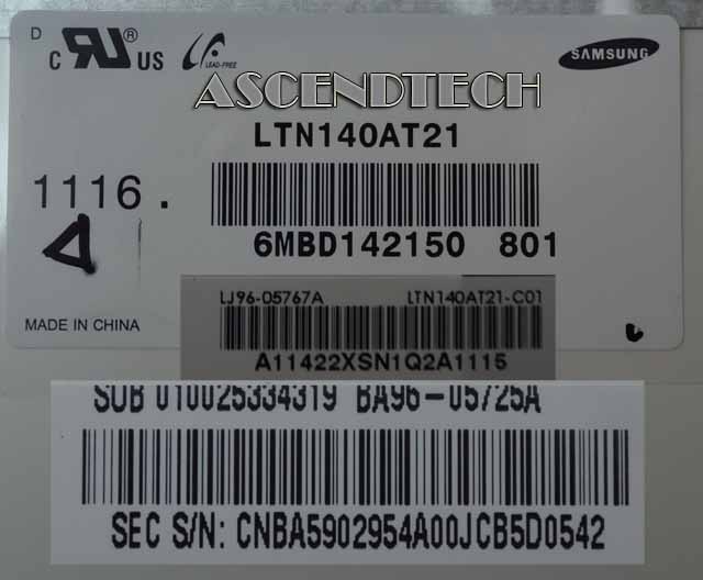 LTN140AT21 801 Display | Samsung 14