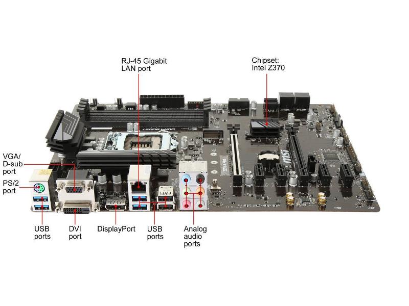 Z370-A PRO Motherboard | Msi Z370-A Pro Lga 1151 (300 Series)