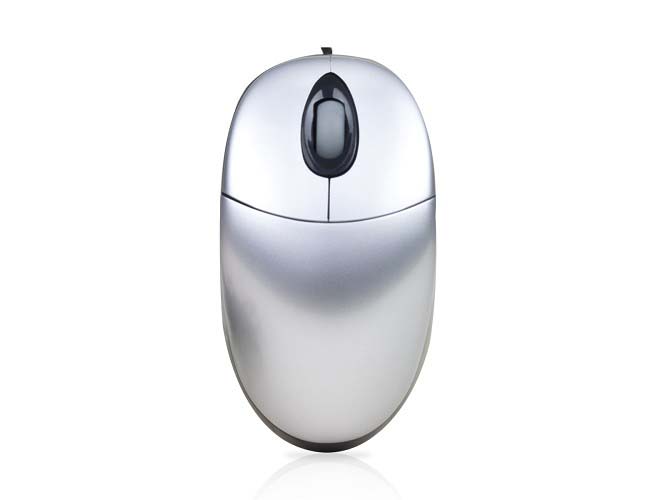 Scroll Mouse Three Button 3-Button Ball PS-2 Scroll | 3-Button Ball Ps-2 Scroll Mouse Silver