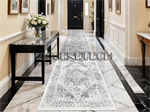Eisurom 2'6"X16' Grey Hallway Runner Rug. Part Number: 2-6X16ft_Gray_Runner_Rug