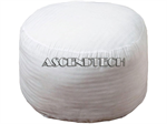 20X20x12in Modern Soft Round Pouf Filler. Part Number: 20X20x12in_Pouf_Filler