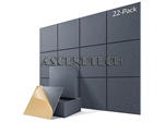 Lebenforce 22 Pack Acoustic Wall Panels. Part Number: 22_Pack_Acoustic_Wall_Panels