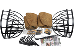 2 Pack 24" Balcony Flower Holder. Part Number: 2Pk_Balcony_Flower_Holder