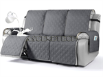 Vansofy 3 Seater Recliner Slipcover. Part Number: 3_Seater_Couch_Cover_Dg