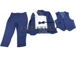 Yuanlu 5T Size Blue 5 Piece Tuxedo Suit. Part Number: 5Pcs_Blue_Tuxedo_Suit