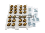 Goo-Ki 24 Pack Oval Drawer Knobs. Part Number: 6175-Gt-Knob-24Pack