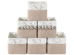 6 Pack 13X13in Foldable Storage Baskets. Part Number: 6Pc_Storage_Box