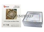 Bucla 100Pcs Plastic Plates 7Aes11cb-100