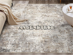 Uermei 8X8in Brown Grey Area Rug. Part Number: 8X8ft_Brown_Grey_Rug