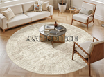 Soalmost 8Ft Round Beige Area Rug. Part Number: 8Ft_Round_Beige_Rug