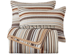 Chezmoi Collection Queen Bedding Set. Part Number: Avery_Brown_Bedding_Set