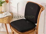 Big Hippo Black 2-Piece Cushion Set. Part Number: Black_Cushion_Set