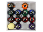 Billmart 2-1/4" Billiard Balls Bm-Bk-T00. Part Number: Bm-Bk-T002