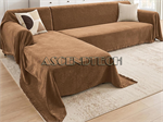 Capaloca Xxl Brown L Shaped Couch Covers. Part Number: Brown_Xxl_Couch_Covers