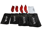 Aooa Red Aluminum Brake Caliper Covers. Part Number: Bronco_Caliper_Covers