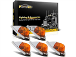 Partsam 5 Pack Cab Marker Running Lights. Part Number: Cab_Marker_Lights_5Pcs