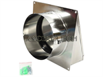 Hon&Guan 6 Inch Silver Dryer Vent Cover. Part Number: Dryer_Vent_Cover_Ub
