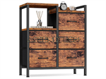 Furnulem Ds-5D006 Rustic Brown Dresser
