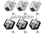 6-Pack Stainless Steel Door Latch. Part Number: Door_Latch_Nob