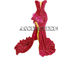 Woman 16 Plus Size Evening Dress Fuchsia. Part Number: Ss-Ep1566-Fs-Us16w