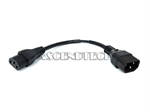 3X17awg C13 To C14 Power Cable Iec60320