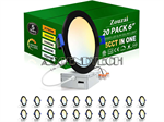 Zouzai Lbt-6Rpl-12 20P 6" Ceiling Lights