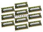 Lot Of 10 Samsung 10Gb (10X1gb) Ddr2 Ram. Part Number: Lot_Of_10_M470t2864eh3-Cf7