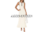 Zesica Women M-Size Apricot Maxi Dress. Part Number: M_Apricot_Dress