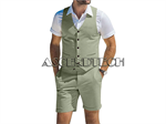 Diaryan Men Xxl Linen 2 Piece Outfit Set. Part Number: Men_Xxl_Green_Outfit_Set
