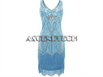 Babeyond Xl Light Blue Flapper Dress. Part Number: N9-Dklf-2Jxc