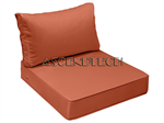 Waterproof Chair Outdoor Seat Cushions. Part Number: Outdoor_Cushions_Rust