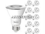 Sunco 10-Pack Par20 7W 500Lm Led Bulbs. Part Number: Par20-7W-27K-10Pk