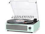 R608 Pale Green 3-Speed Record Player